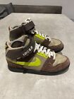 Nike 6.0 Air Morgan Mid Trainers Leather Multicoloured UK 5