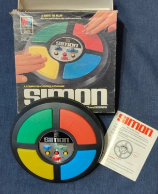 Juego Milton Bradley MB Simon Says 1978 vintage con caja - probado - funcionando Foto 1 de 4