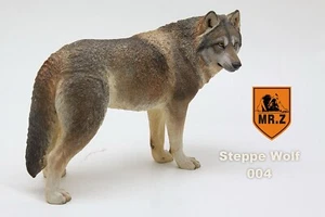 Exquisite Steppe wolf Hand Painted Resin Figurine Statue 1:6 simulation model - Picture 1 of 3