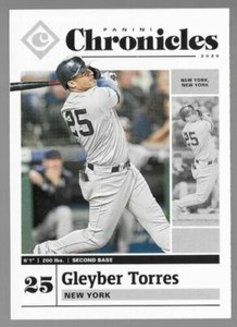 Gleyber Torres 2020 Panini Chronicles #6 New York Yankees Baseball MLB Card NMMT