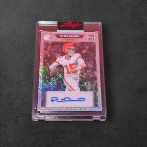 2024 Leaf Pro Set Patrick Mahomes Autograph Silver Rave M/NM - Picture 1 of 2