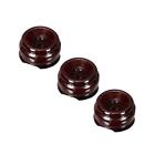 Wooden Ball Stand Displays Base 5-6cm Red for Crystal Ball Stone Pack of 3