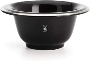 Muhle Bowl Mens Beard IN Porcelain Black RN16 - Picture 1 of 1