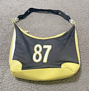 Pittsburgh Steelers Jersey Mesh Handbag Shoulder Purse Number 87 Black Bag NFL - Picture 1 of 12