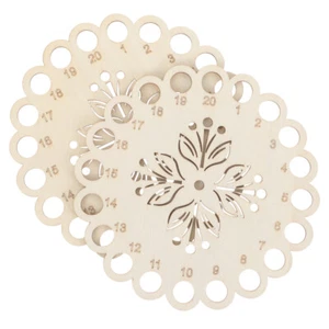 2 Pcs Embroidery Thread Finishing Tool Organizing Plate Winding Board - Picture 1 of 12