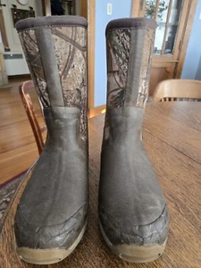 Under Armor HAW Mens 9 Rubber Boots Camo Hunting Mud Muck Realtree 10 inch - Picture 1 of 9