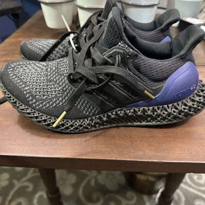 Adidas Ultra 4D OG - FW7089 Black Purple Blue Size 6.5  Ultraboost Gazelle - Image 1 of 4