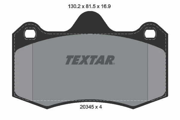 Juego de pastillas de freno delanteras traseras Textar para Lotus McLaren Morgan Noble Renault Tvr Aero Foto 1 de 1