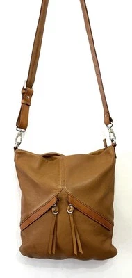 Bolso Bandolera Christopher Kon Cuero Marrón Claro Restaurado Limpio Foto 1 de 4