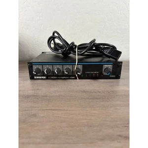SHURE SCM268 Microphone Mixer- 4 Mic Inputs- EUC- Tested Works - Picture 1 of 4
