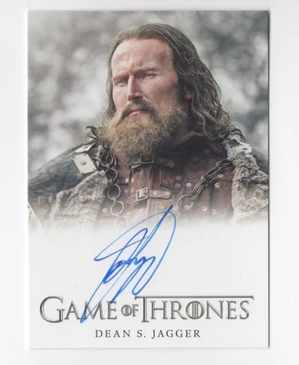 Dean S. Jagger Smalljon Umber GAME OF THRONES The Complete Series Autograph Card - Image 1 of 2