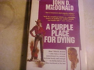 A PURPLE PLACE FOR DYING by John D MacDonald Fawcett paperback 1ST - Bild 1 von 5