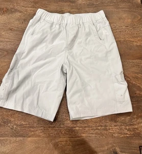 Magellan Boys Sz 14-16 Gray Fish Gear Shorts Water Repellent - Picture 1 of 5