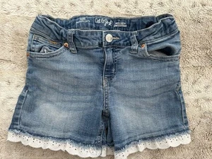 Cat & Jack Girls Denim Shorts Size 10/12 Years - Picture 1 of 2