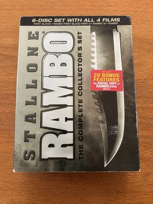 Rambo The Complete Collectors Set DVD, 6 Disc Set With All 4 Films - image 1 of 4