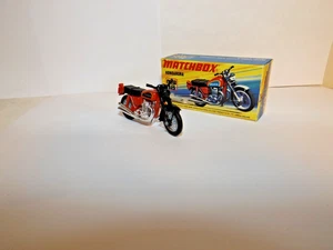 MATCHBOX S/F NO.  18-B HONDARORA HONDA MOTORCYCLE RED BODY, W/LABELS MIB - Picture 1 of 6