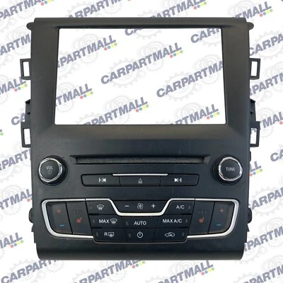2016-2020 Ford Fusion Audio Radio & Climate Control Switch Panel GS7T-18E245-AEB - Image 1 of 4