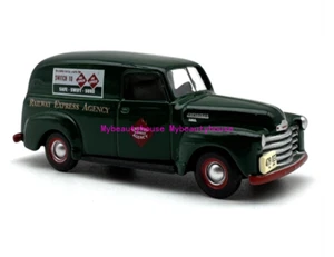 1:87 Green 1950 Van Wagon Classic Sports Railway Model Diecast Metal Car - Picture 1 of 7