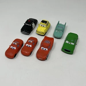 Disney Cars Mini Racer Toy Lot 7 Pieces Assorted EUC Plastic Figures - Picture 1 of 9