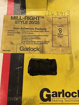 Garlock Gland Packing Teflon Style 20/25 3/4” (19mm) • 225.93£
