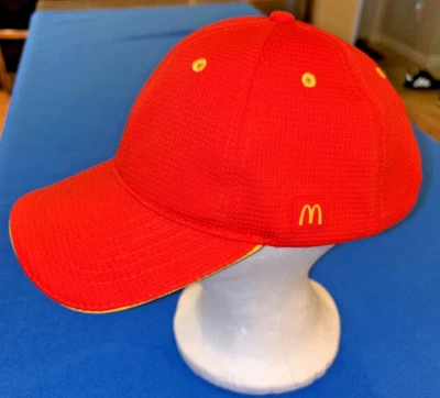 McDonald's Employee Adjustable Cap Red with Golden Arches Size Medium - Image 1 of 4