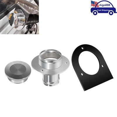 Cuello de llenado de tanque de combustible con montaje de tapa 17-2530 para manguera de cuello de llenado de combustible de tanque de gasolina de 2" Foto 1 de 4