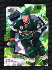 2021-22 Upper Deck Allure Green Rainbow Die-Cut 10/99 Kirill Kaprizov #40