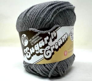 Lily Sugar'n Cream Yarn Overcast Solids 4 oz 95 yds #102018-18042- NEW - Picture 1 of 3