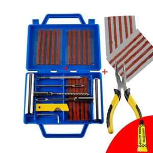 28 Stücke Reifenreparatursatz DIY Auto Lkw Motorrad Stecker Patch Box - Bild 1 von 4