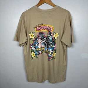 Vintage Mambo T-Shirt, 2000 ‘Maid in Australia’, Beige, Surfwear, Mens Large - Picture 1 of 9