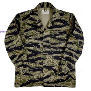 Abrigo de Combate Chaqueta TCU Camuflaje Rayas Tigre Guerra Vietnam Ejército de Estados Unidos De Colección - Imagen 1 de 5