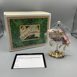 Vintage Whimsical Pocket Dragons Riding The Unicorn 7" Figure 2004 Fantasy NEW - Picture 1 of 23