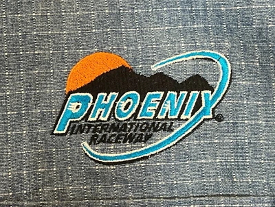 Phoenix International Speedway * Button-Up Shirt * Men's Large * NWT * Blue - Image 1 of 4