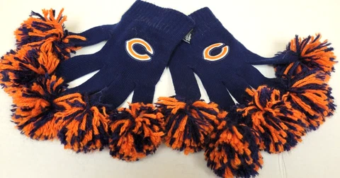 NFL Chicago Bears - Fan Spirit Pom Pom Gloves, NEW Cover