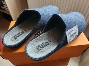 Bio Life Damen-Hausschuhe, echte Naturwollfilz-Pantoffel, grau, Gr.40, neu! - Bild 1 von 6