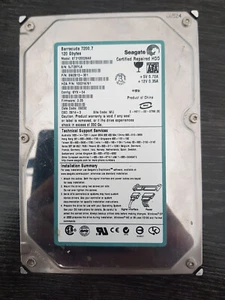 Hard Drive Seagate ST3120026AS 120GB 7200U/Min 8MB SATA 3,5 " - stress getestet - Bild 1 von 3