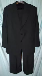 Towncraft Gray Pinstripe Lightweight Blazer & Pant Suit Set Size 40S W34xI28.5 - Picture 1 of 12