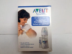 Avent Naturally - Vorsterilisierte Einweg-Einlagen (100 x 8 oz/240 ml) - Bild 1 von 3