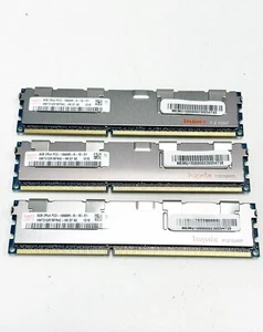 Hynix 24GB (3x8GB) PC3 10600R DDR3 2RX4 ECC Server Memory - (HMT31GR7BFR4C-H9) - Picture 1 of 3
