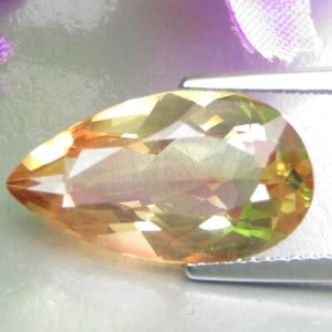 6.76Cts Beauteous Natural Unheated Andasine 18.3x10.3mm Pear Shape Gemstone - Picture 1 of 3