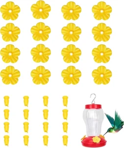 16 Pieces Hummingbird Feeders Replacement Flowers Bird Feeder Replacement Parts - Picture 1 of 12