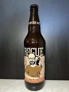 ROGUE Hazelnut Brown Nectar EMPTY Beer Glass BTL w/Cap 1pt. 6oz. - Picture 1 of 2
