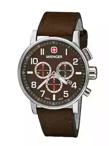 WENGER Commando Chrono Gents Watch 01.1243.102 - RRP £285 - BRAND NEW - Picture 1 of 3