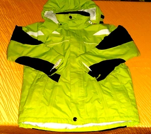ALIVE grüne Jacke + Eulen-Strickmütze, Mädchen/Jungen 122/128 Tolles SET im GRÜN - Bild 1 von 12