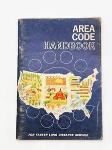 ThriftCHI ~ 1962 Area Code Handbook - Bell Telephone Co of Pennsylvania - Imagen 1 de 4