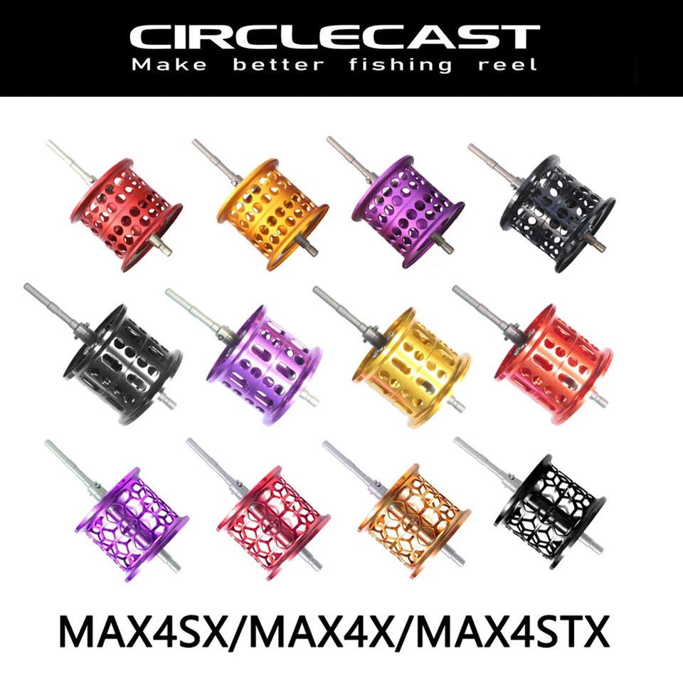 Spool BFS Shallow Reel Refit for Abu MAX4X/MAX4SX/MAX4STX Aluminum Casting Spool - Image 1 of 4