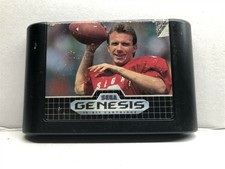Joe Montana Football (Sega Genesis, 1991) Authentic - Clean Pins - Tested