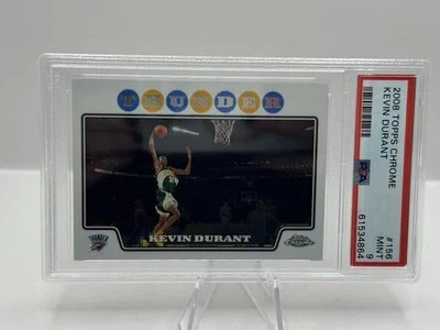 Kevin Durant PSA 9 2008-09 Topps Cromo #156 OKC Thunder Foto 1 de 3