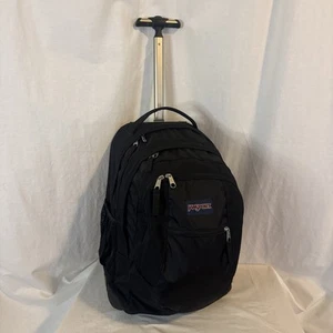 JanSport Driver 8 Zaino con Ruote Borsa da Viaggio - Nero TN89 - Foto 1 di 23