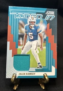 2025 Panini Score - Jalen Ramsey #ZON-JRY Zoned In Jerseys (MEM) - Dolphins - Picture 1 of 3